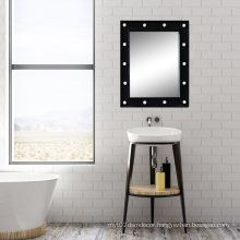INTCO New Arrival Bathroom Decorative PP Make Up LED Bath Mirror Frame